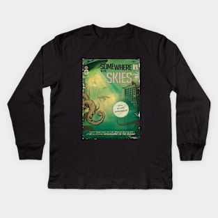 Somewhere in the Skies "B Movie" Kids Long Sleeve T-Shirt